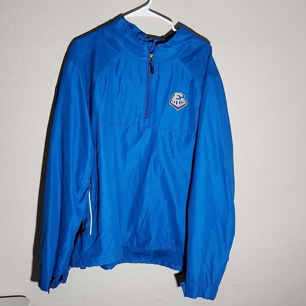 WP Golf Jacket Mens Weatherproof Wind Breaker Size XXL Blue